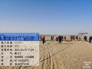 于田縣阿熱勒鄉玫瑰花基地建設項目